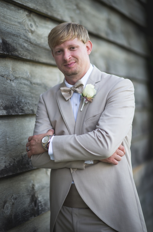Groom Portrait at a Highlands Country Club Wedding in Garrison, NY