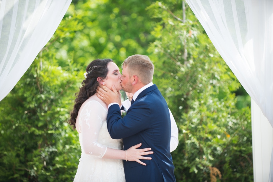 Connecticut Farm Wedding Bride Portrait