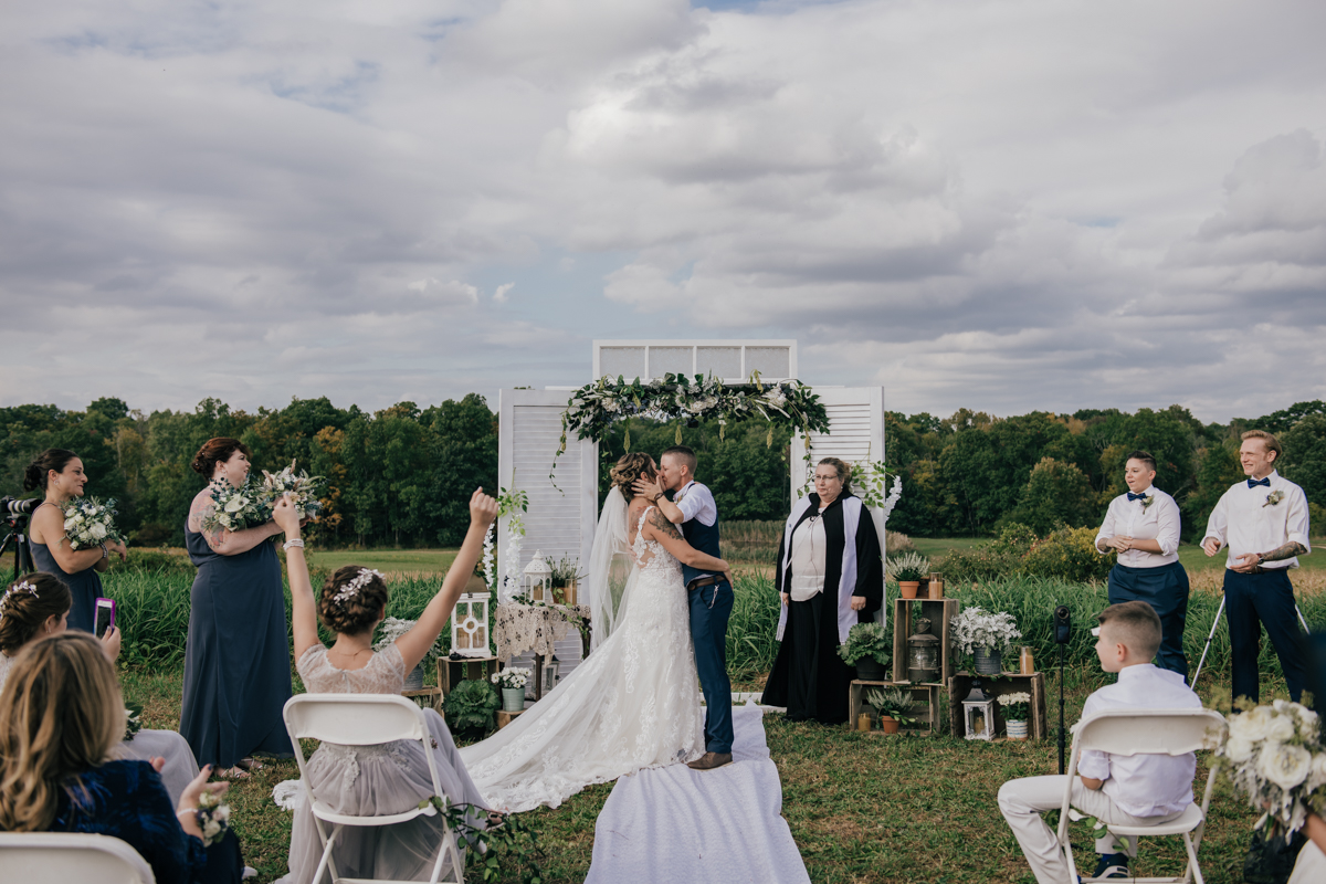 hudson valley farm wedding Hardeman Orchards Wedding