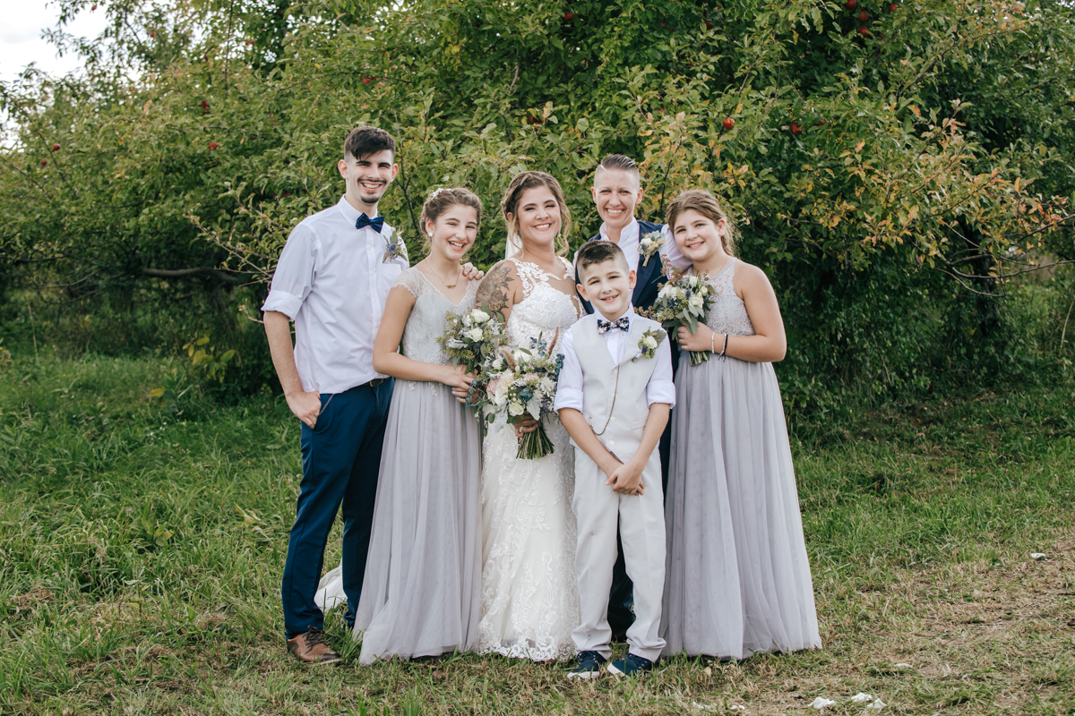 micro wedding photographer in the hudson valley Hardeman Orchards Wedding