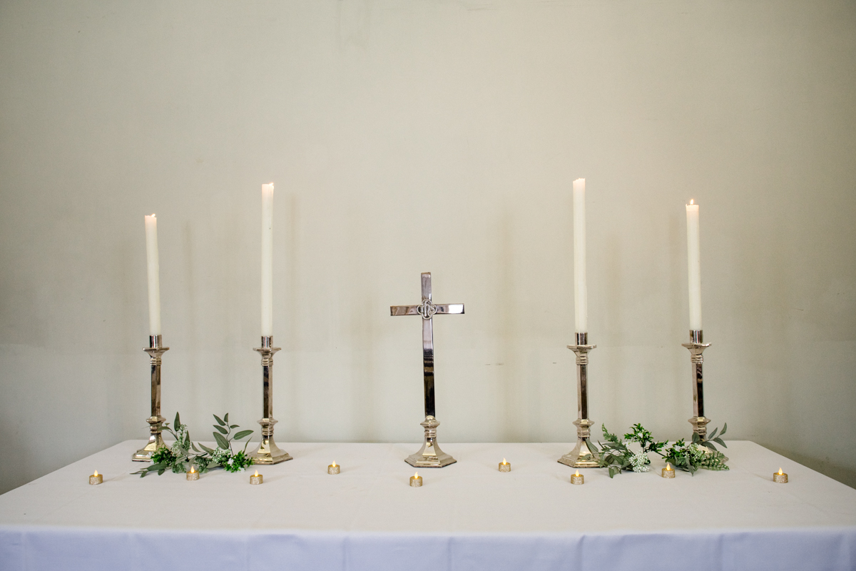 chapel restoration wedding detail