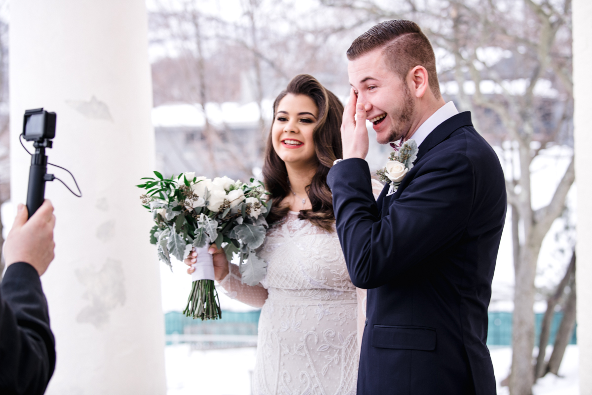 cold spring wedding photographer