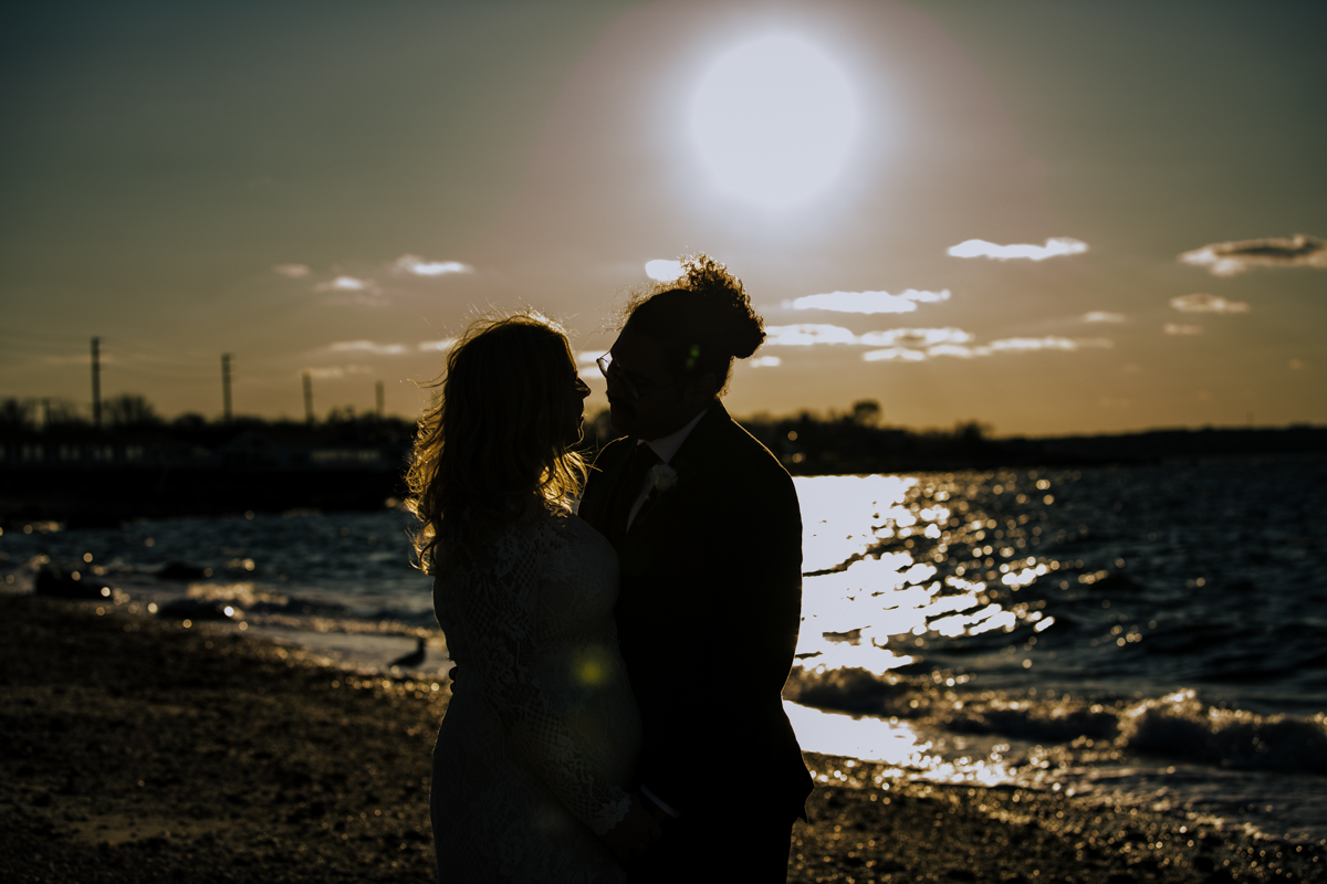 Greenport Beach elopement The Sound View Greenport wedding