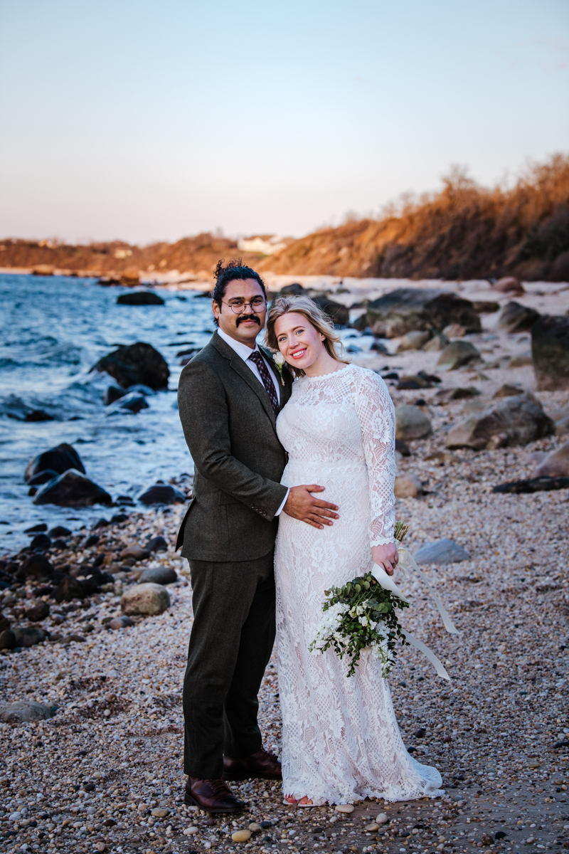 a wedding at the sound view greenport Greenport Beach elopement