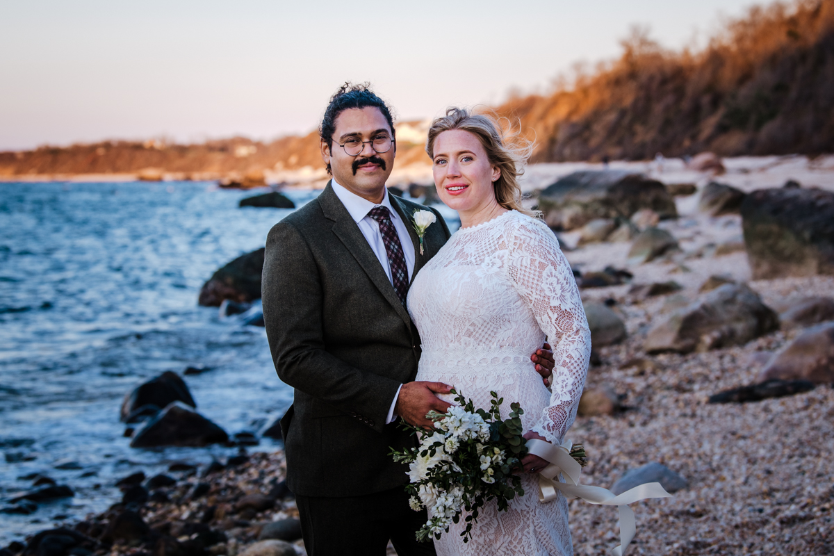 greenport ny wedding photographer Greenport Beach elopement