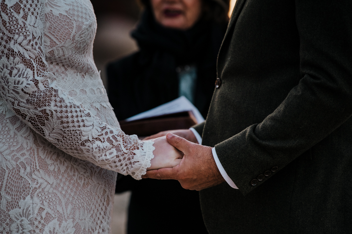 beach elopement beach wedding