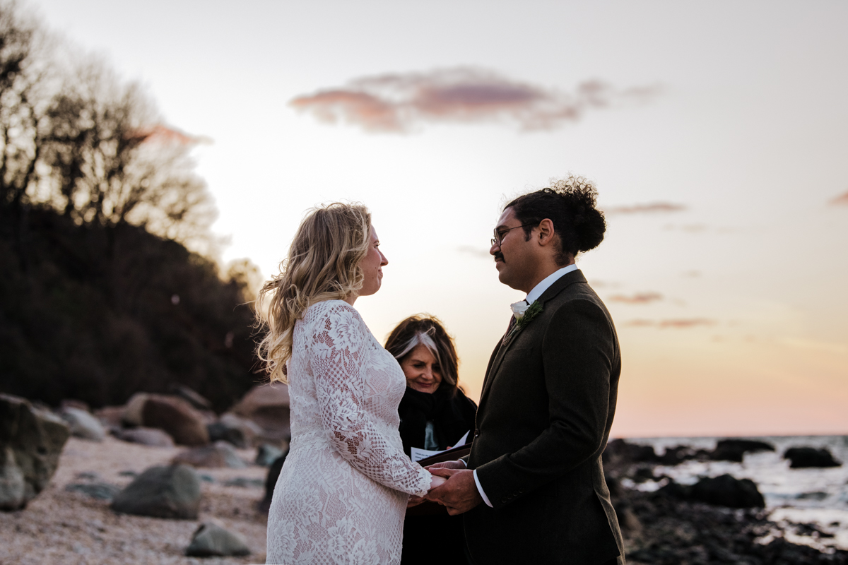 sound view wedding Greenport Beach elopement