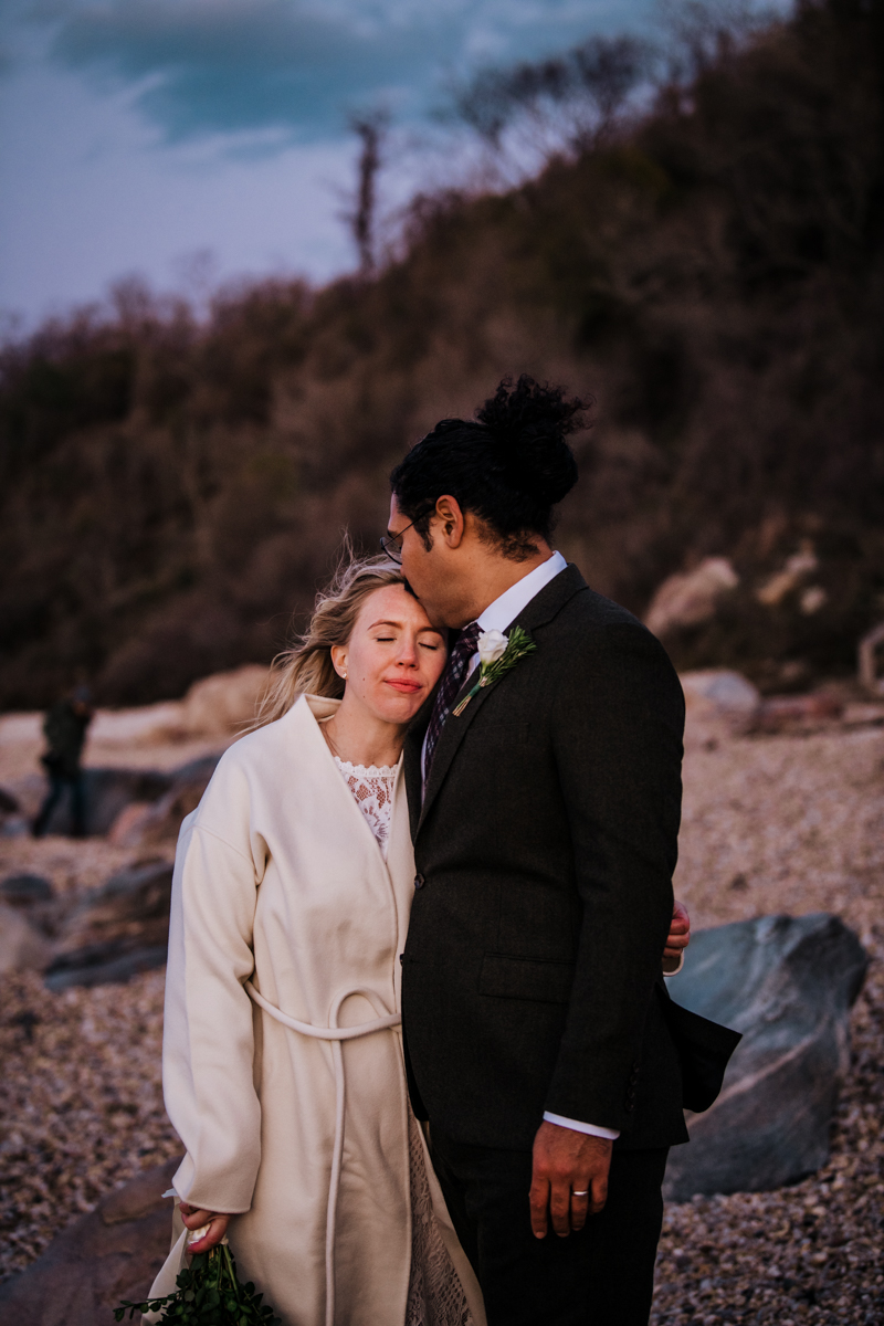 Greenport Beach elopement The Sound View Greenport wedding