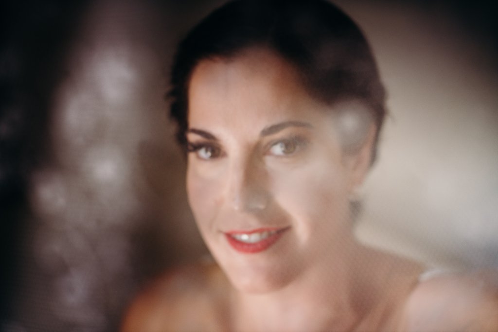 artistic bride portrait