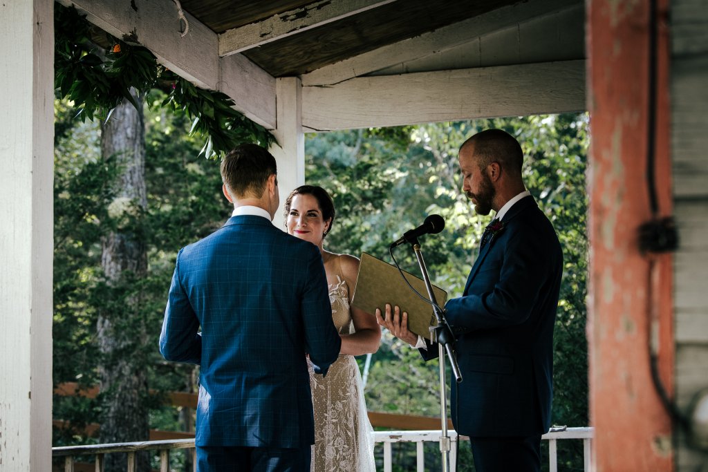 Shinglekill Falls B & B wedding ceremony