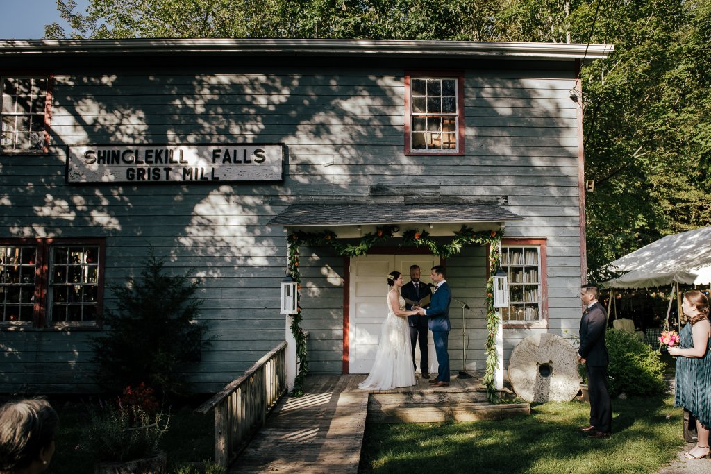 Shinglekill Falls B & B wedding ceremony