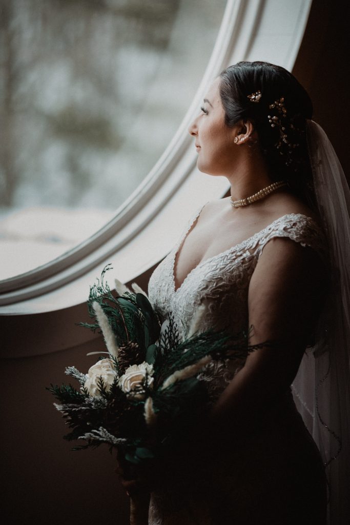 A Winter Full Moon Resort Wedding 53 LKP 0206