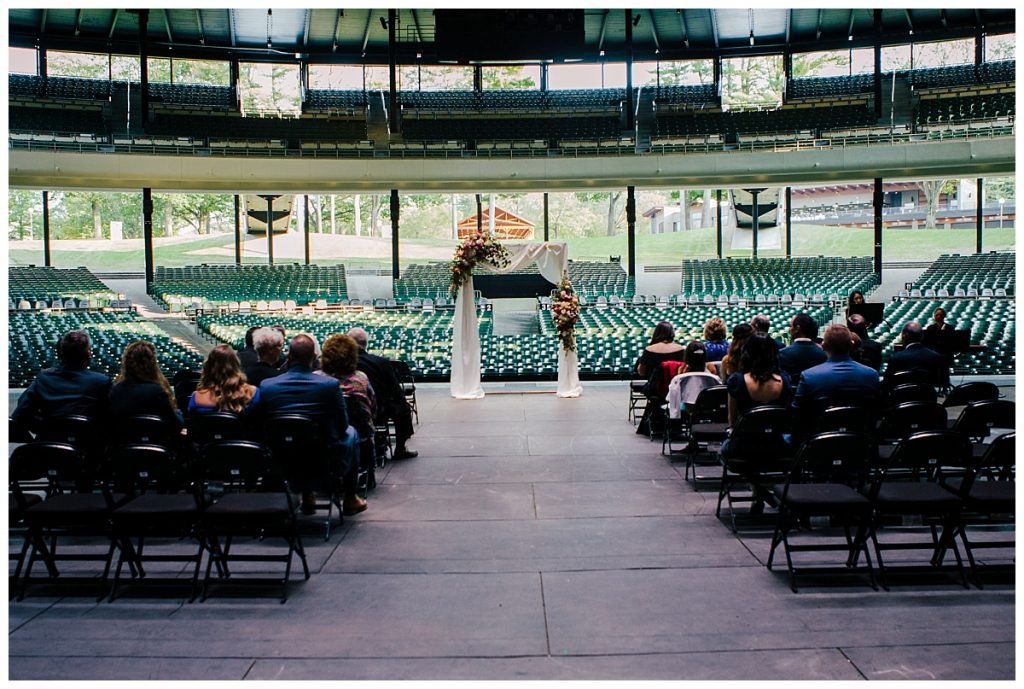 A Saratoga Springs SPAC Wedding 19 a ceremony all set for a spac saratoga springs wedding
