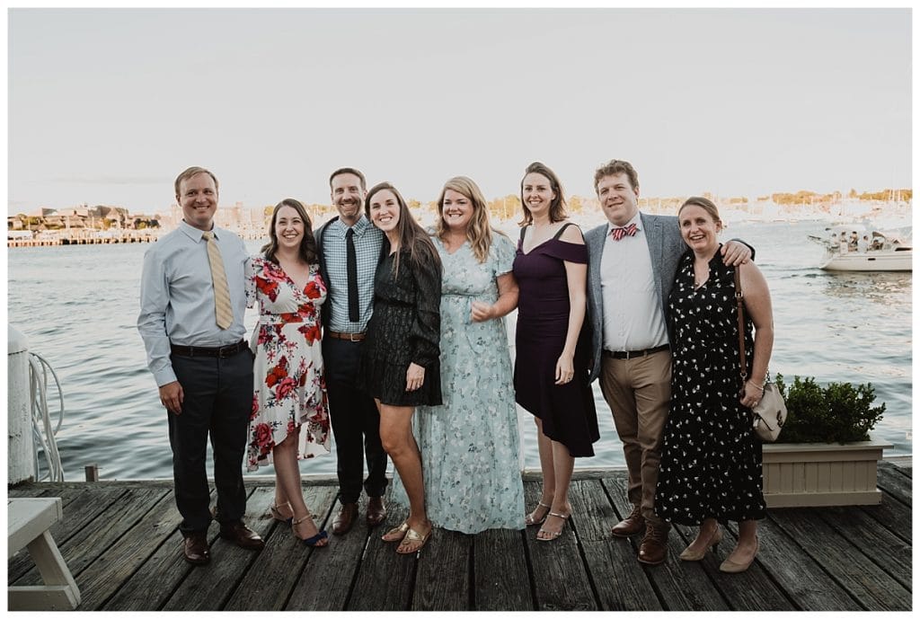 Enchanting Summer Regatta Place Wedding: Unforgettable Jubilation 11 a fun group gatther at a regatta place wedding