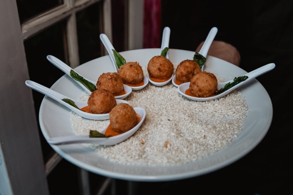 Hudson Valley organic wedding catering