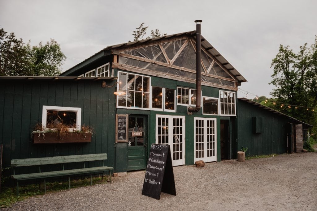Hudson Valley rustic wedding venues at Blooming Hill Farm