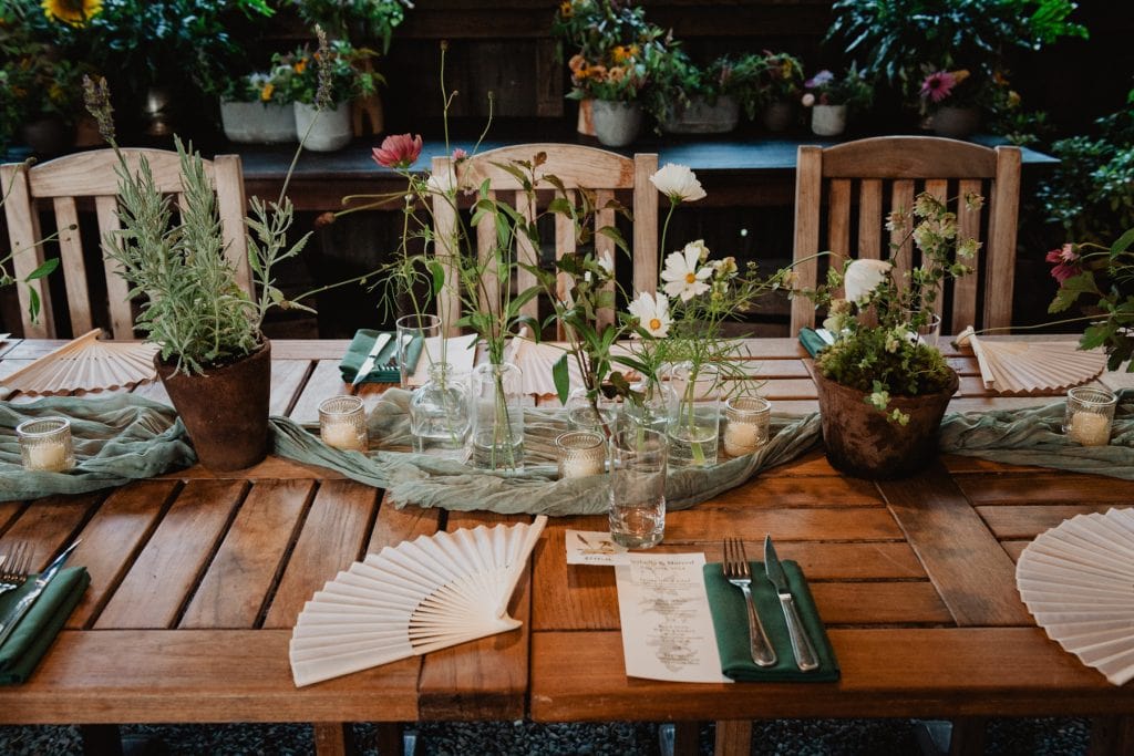 intimate blooming hill wedding