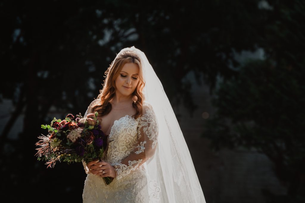 The Stone Barn at Beardslee Farm Wedding bridal portrait