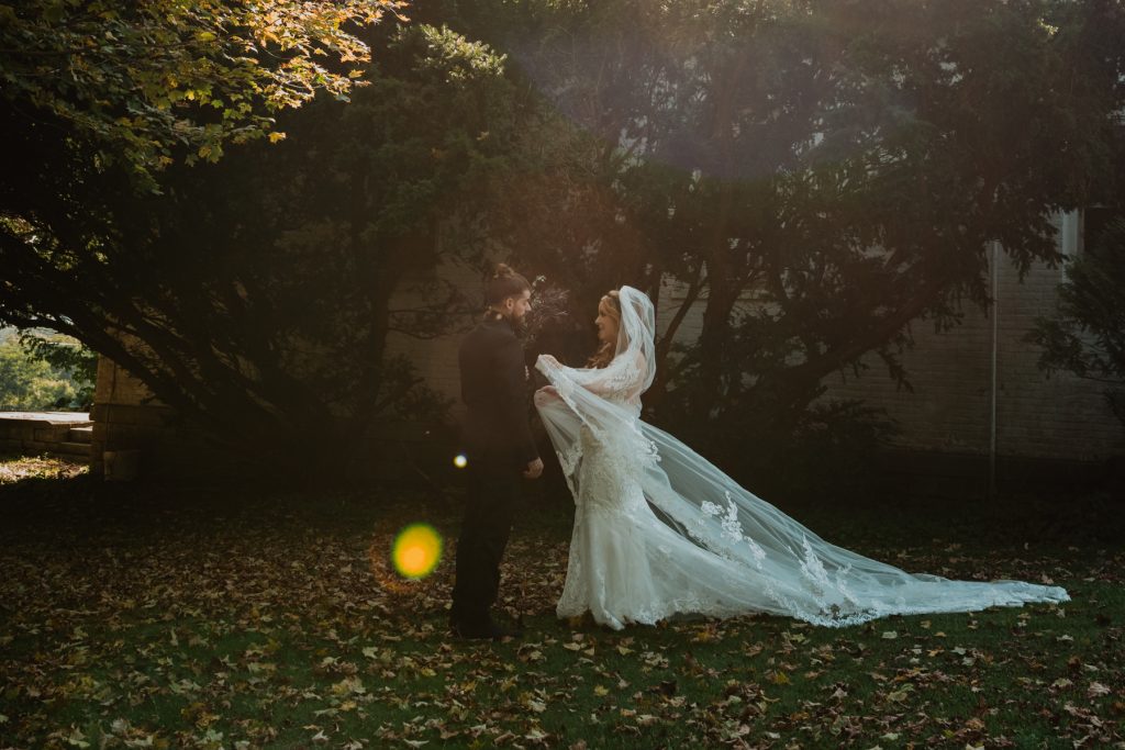 gothic wedding photographer at The Stone Barn at Beardslee Farm Wedding