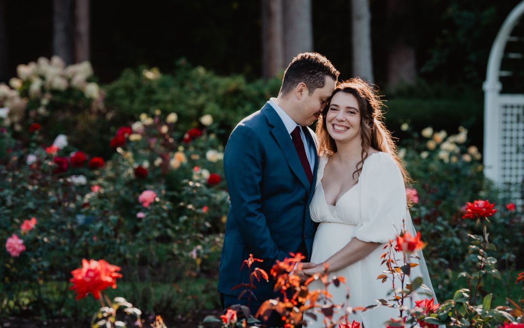 Central Park Schenectady Elopement & Micro Wedding Guide: A Romantic Rose Garden Ceremony