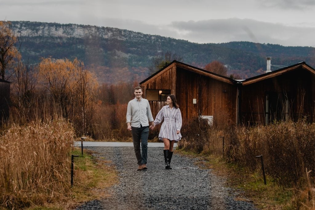 Wildflower Farms Proposal: A Dreamy Rainy Day Engagement at Wildflower Farms Auberge 17 romantic weekend getaway in the catskills for a proposal at Wildflower Farm