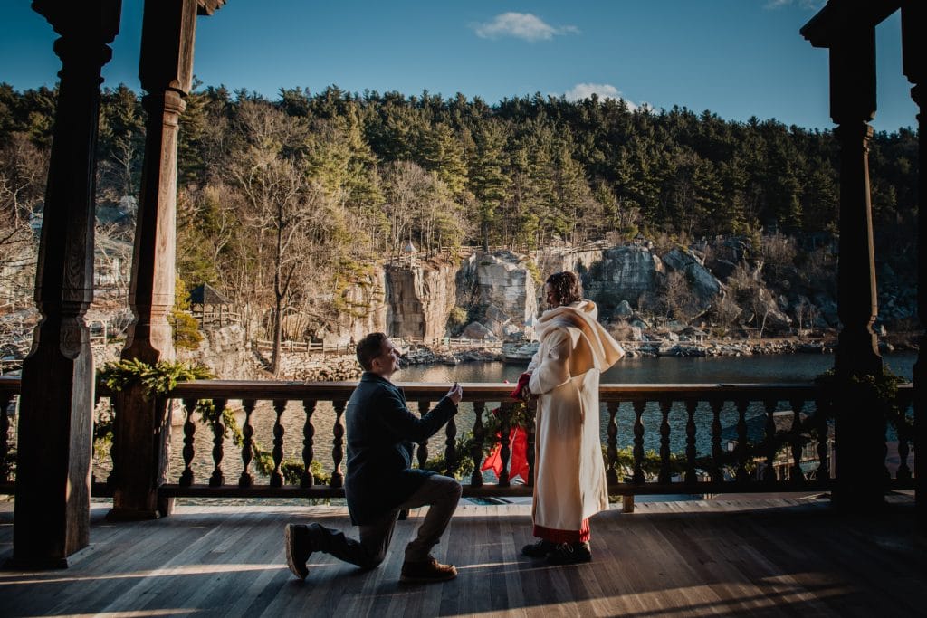 Mohonk Mountain House proposal photographer